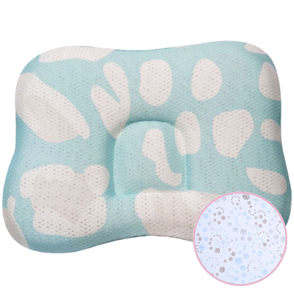 COMFi - 透氣嬰兒定型枕-( 0~18個月)中間為方形-圓棕 (23 x 33 x 3cm)
