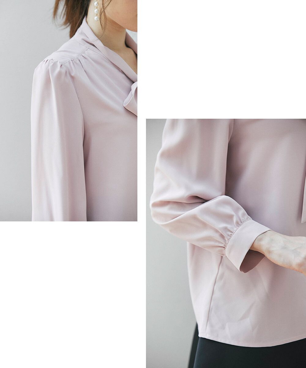 日本 tocco-closet - 蝴蝶紐結細針織上衣-天使白