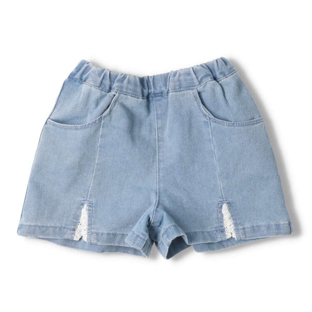 akachan honpo - 造型短褲-淺藍色