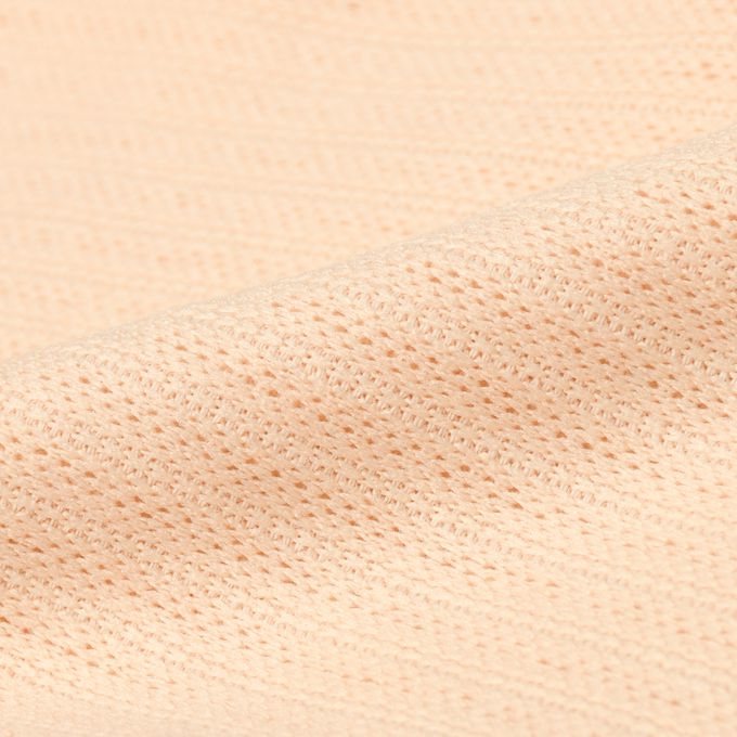 akachan honpo - 麻花針織合身褲-淺卡其色