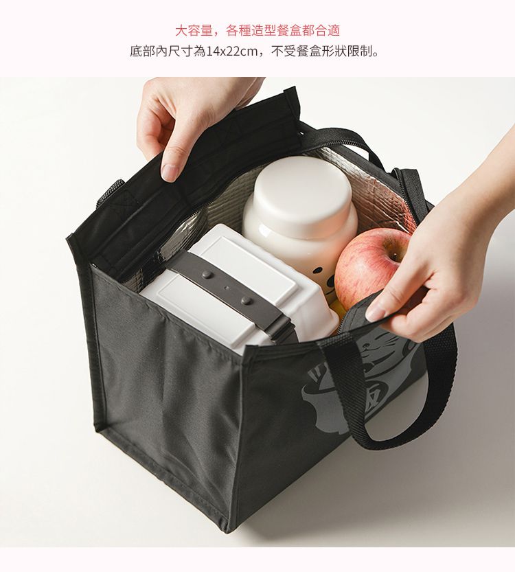日本霜山 - 日系印花手提式保溫保冷防潑水便當袋-開飯趣