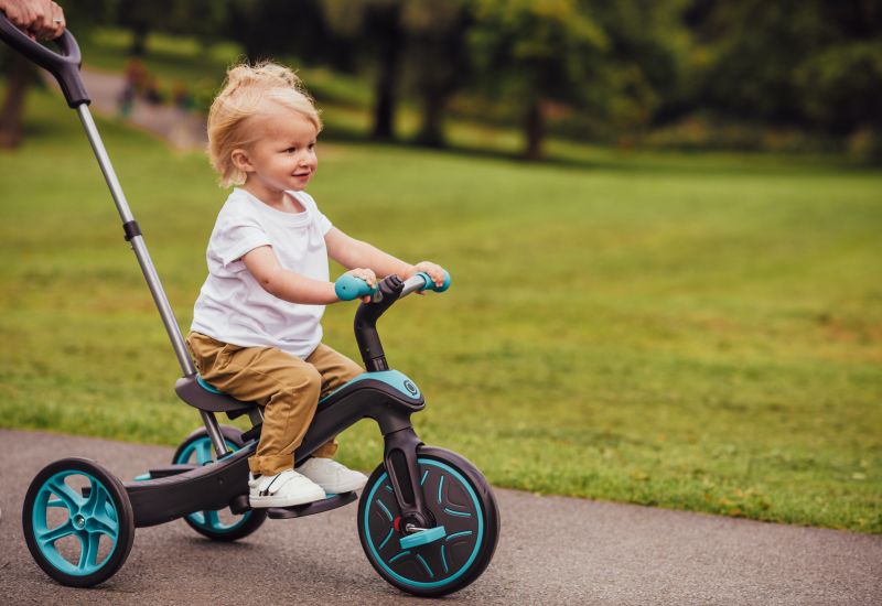 法國 GLOBBER - 4合1多功能3輪推車-湖水藍