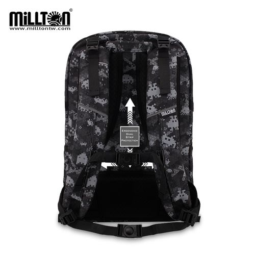 軍規雙軸護脊書包｜黑鐵大戰Black Pixel｜30L 800g