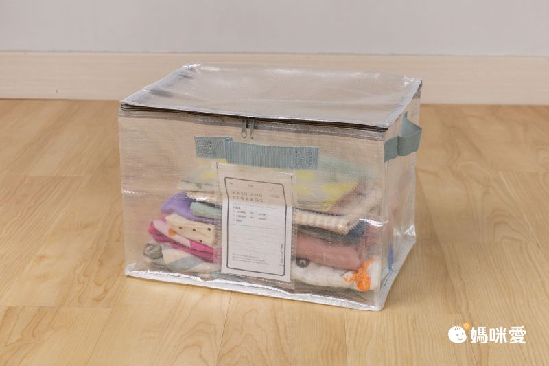 日本代購 - [日本主婦推薦] 半透明多功能衣物收納袋(可肩背/手提) 3入組-淺灰 (L(47x20x36cm))