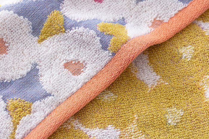 日本代購 - 【SOU·SOU】日本製今治純棉方巾-椿文 (25x25cm)