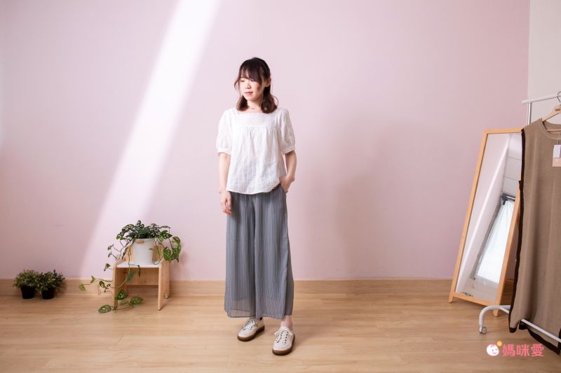 日本 Bou Jeloud - 異材質拼接百摺長袖上衣-萊姆黃