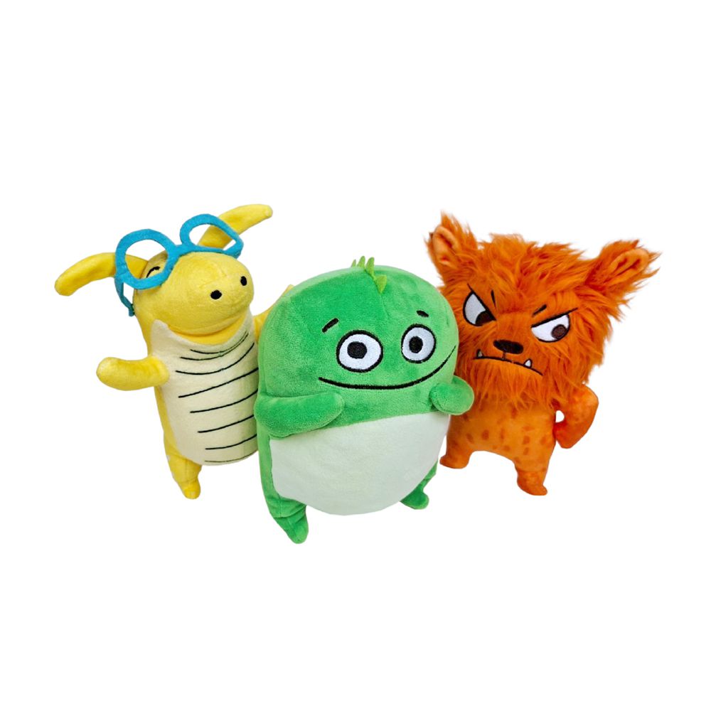 EQ小怪獸雙語互動娃娃三入組