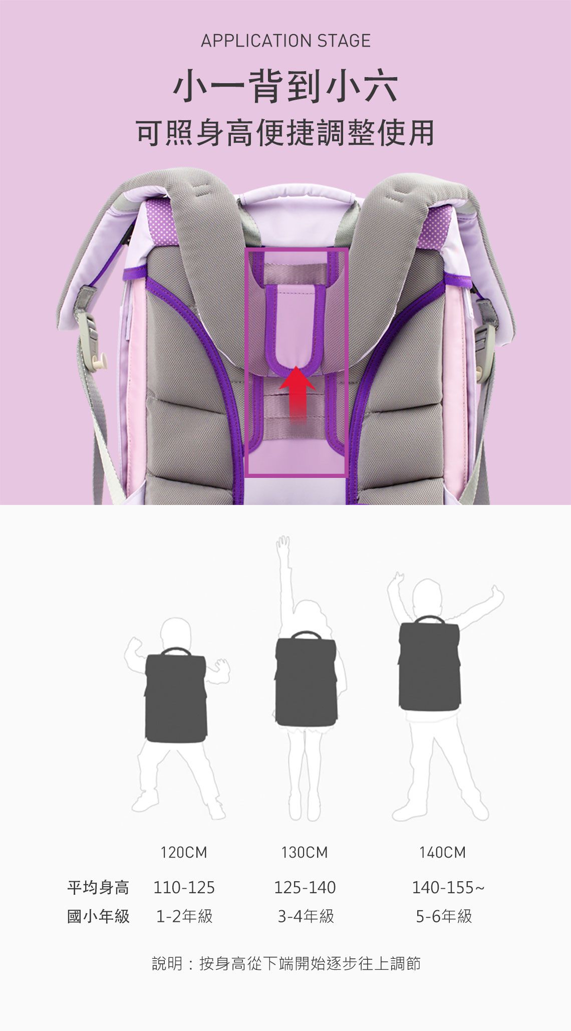 MATERNS 瑪汀斯 - 書包-獨角獸 (可調節1-6年級適用)