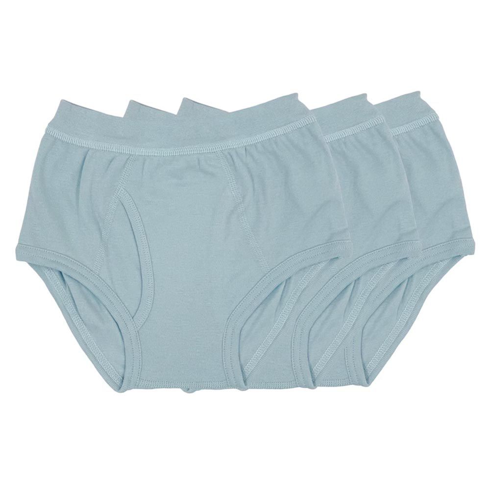 日本千趣會 - GITA 純棉超值內褲三件組-煙燻藍