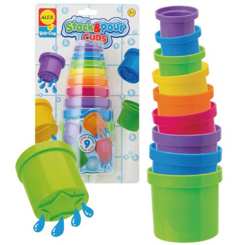 美國 ALEX - 疊疊樂彩虹套杯