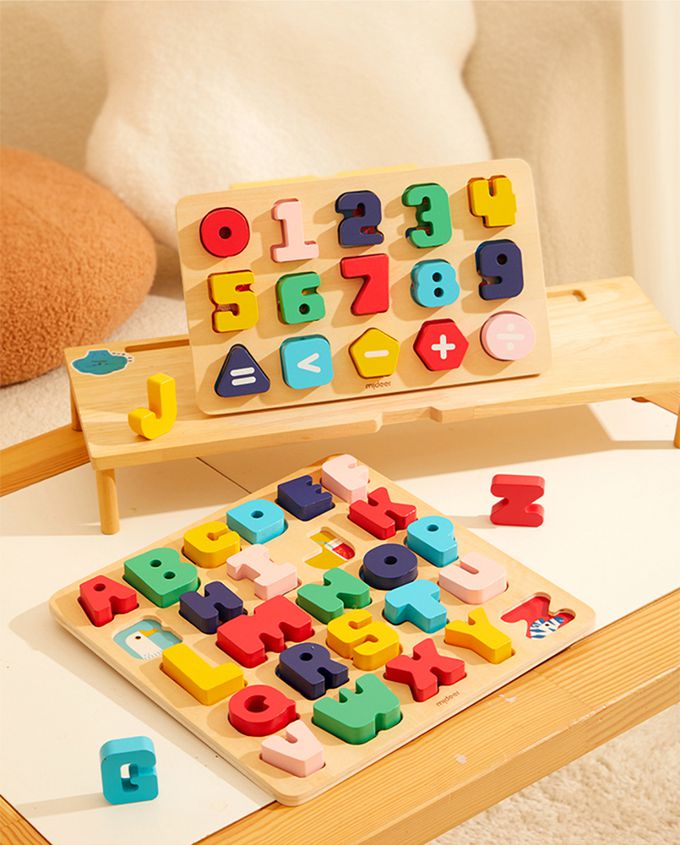 MiDeer - 木質積木拼圖-數字運算
