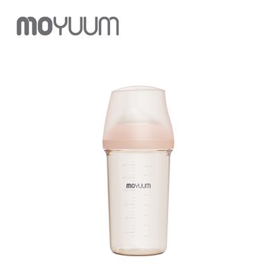韓國 MOYUUM - Mov.aa PPSU圓口偏心奶瓶 250ml(3m+)-經典款