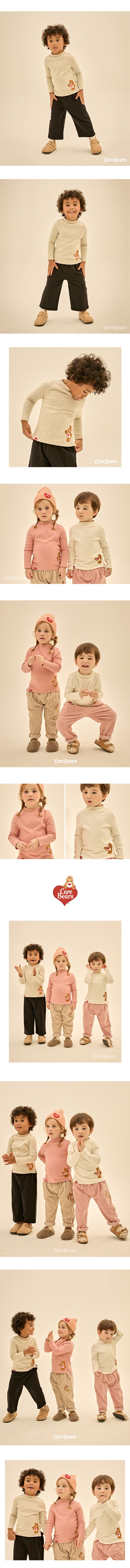 韓國 Care Bears - 聯名款哈囉熊熊中領上衣-白