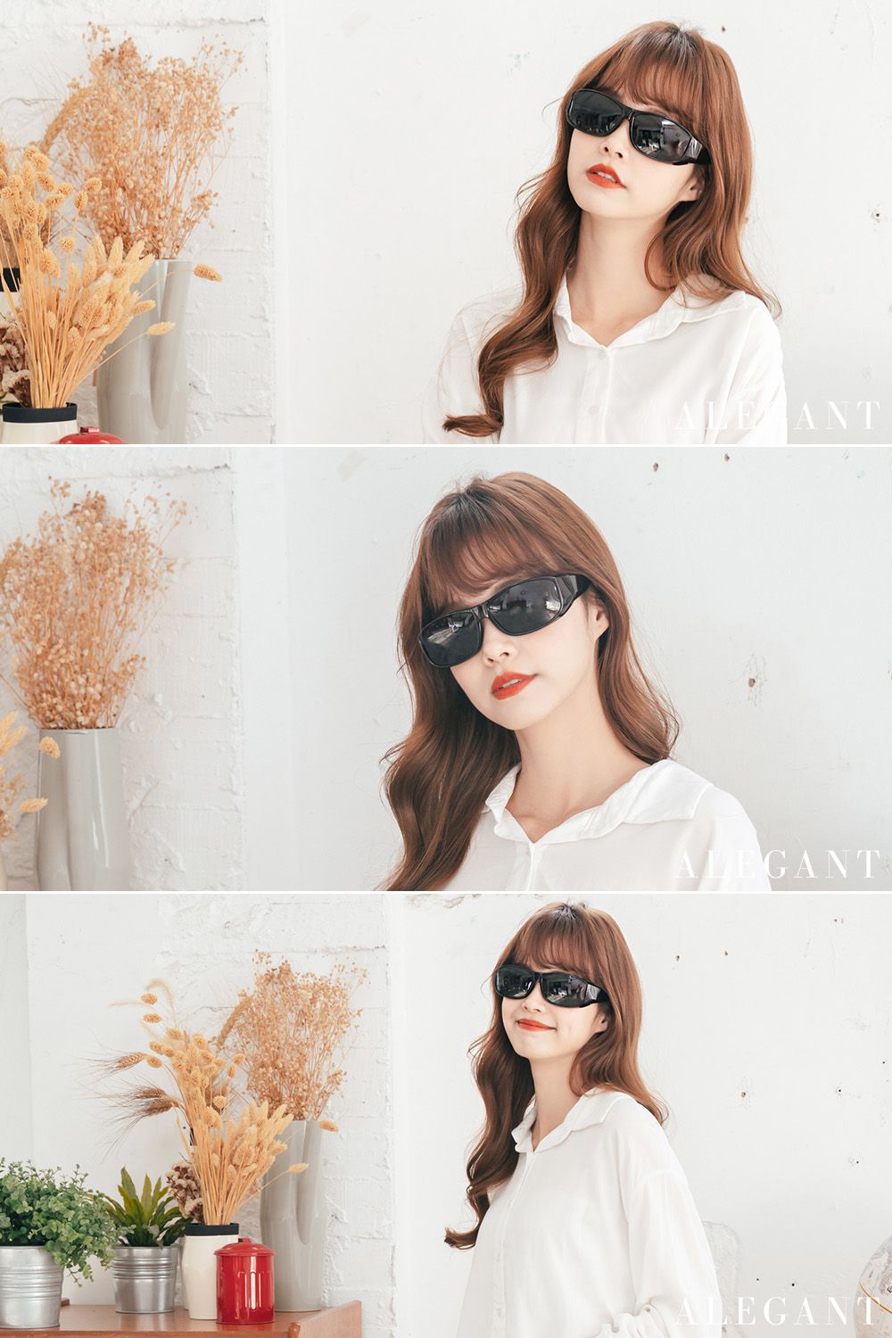 ALEGANT - 優雅勃根地全罩式寶麗來偏光墨鏡│外掛式UV400太陽眼鏡包覆套鏡│車用太陽眼鏡│近視可戴外掛式偏光墨鏡