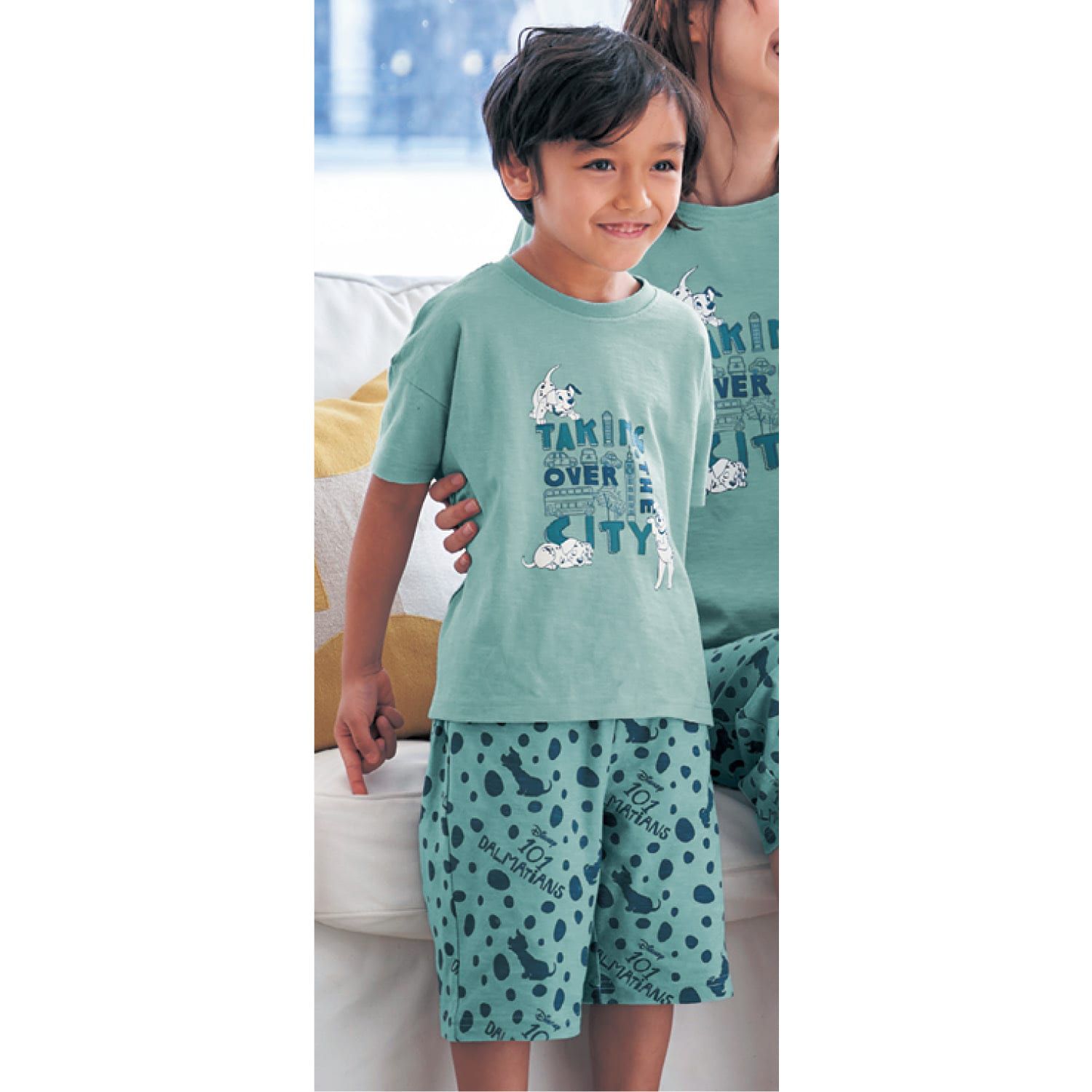 日本千趣會 - 迪士尼 純棉涼爽短袖家居服/睡衣-唐老鴨-深藍x灰