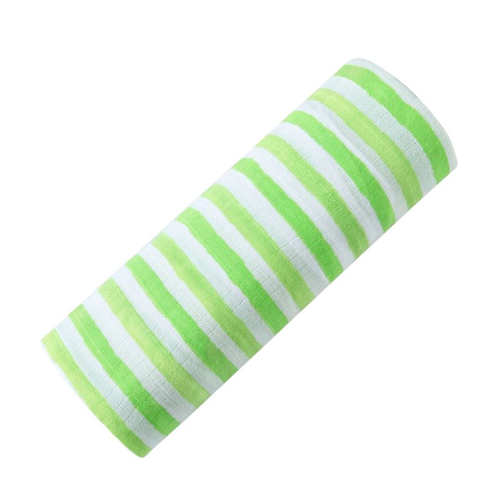 美國 Malabar baby - 有機棉包巾-舒活鮮綠 (120*120cm)