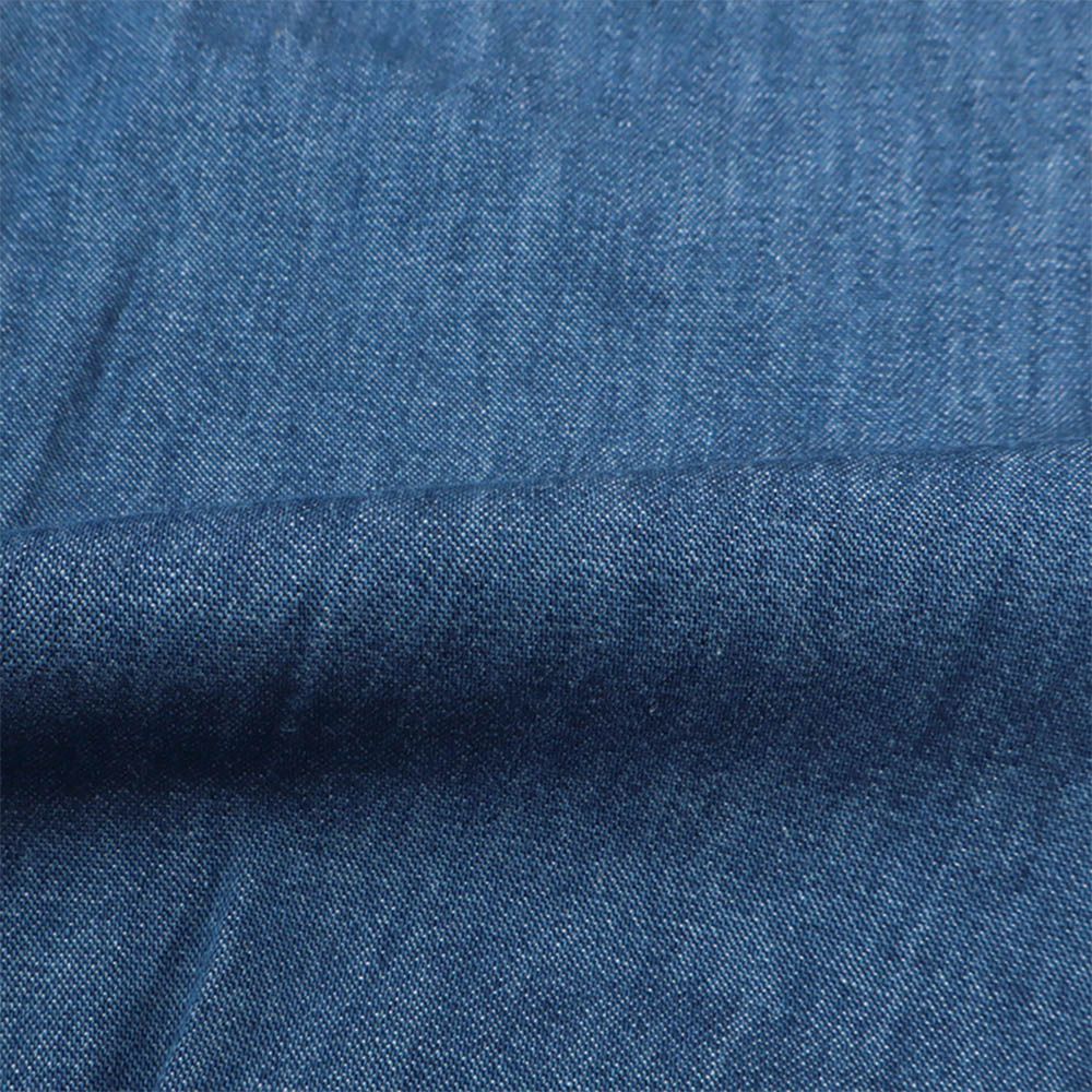 7分褲-口袋刺繡-深藍