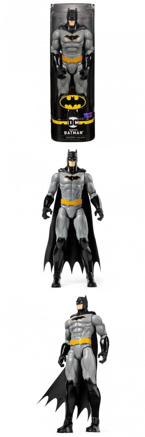 DC 漫畫 - BATMAN蝙蝠俠-12吋可動人偶 - 經典款(灰蝙蝠俠)