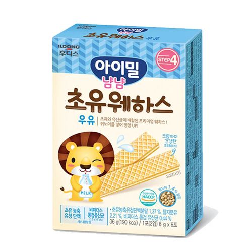 韓國Ildong Foodis日東 - 藜麥威化餅-初乳牛奶