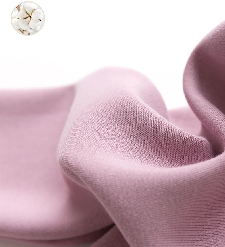 FANMOU - 溫暖加絨高腰內搭褲-淺灰色