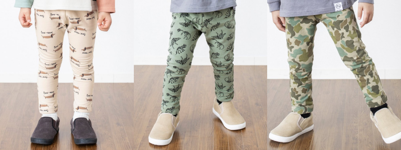 日本 BREEZE - 熱銷款 百搭鬆緊長褲(9分丈)-臘腸狗-奶油杏