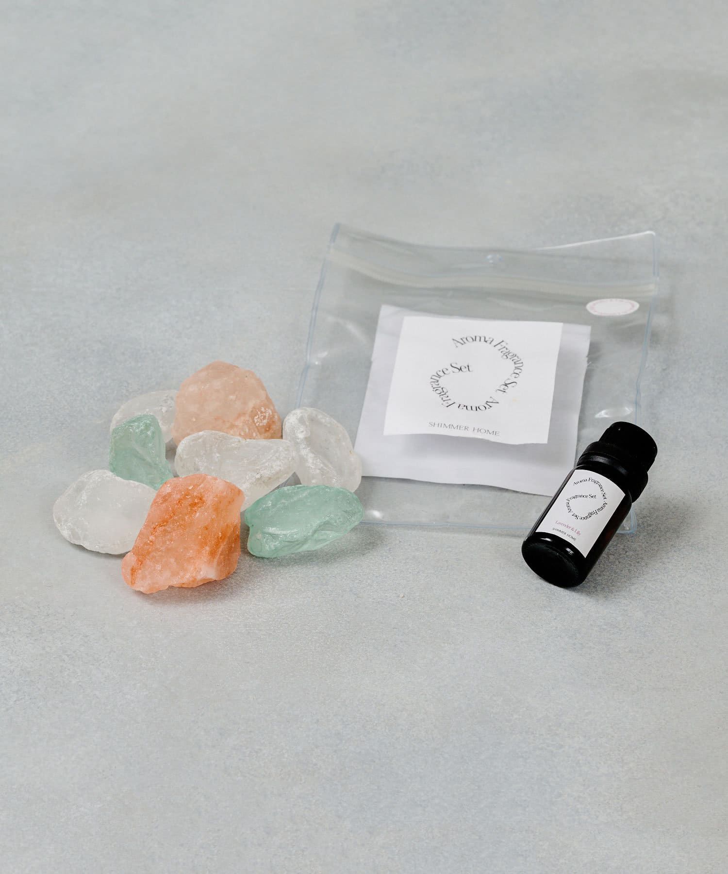 日本代購 - SHIMMER ROOM  療癒香氛開運能量擴香石-混色石-絢麗紫(甜橙麝香)