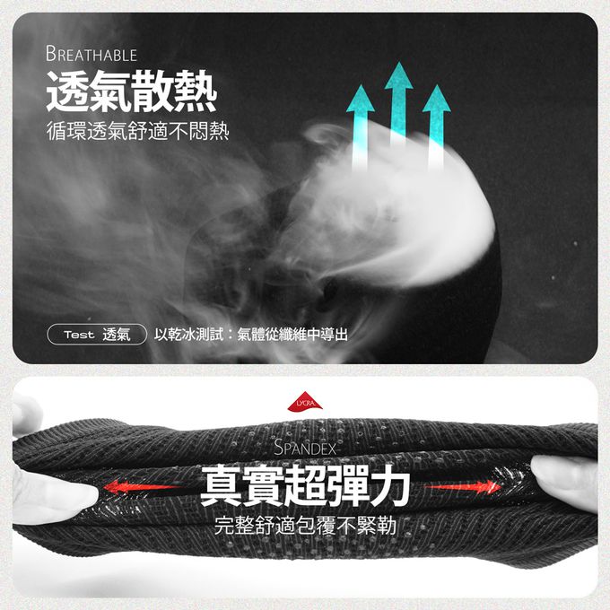 GIAT - 2雙組-石墨烯遠紅外線SPA美臂套-黑色 (FREE)