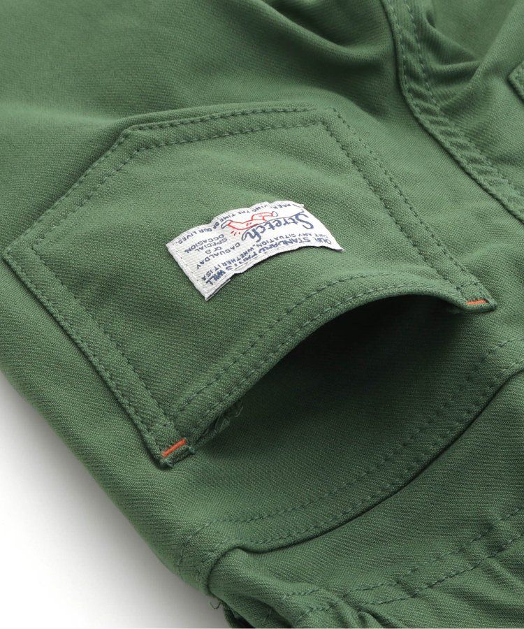 日本 BREEZE - 內刷毛輕量彈力合身長褲-灰格紋