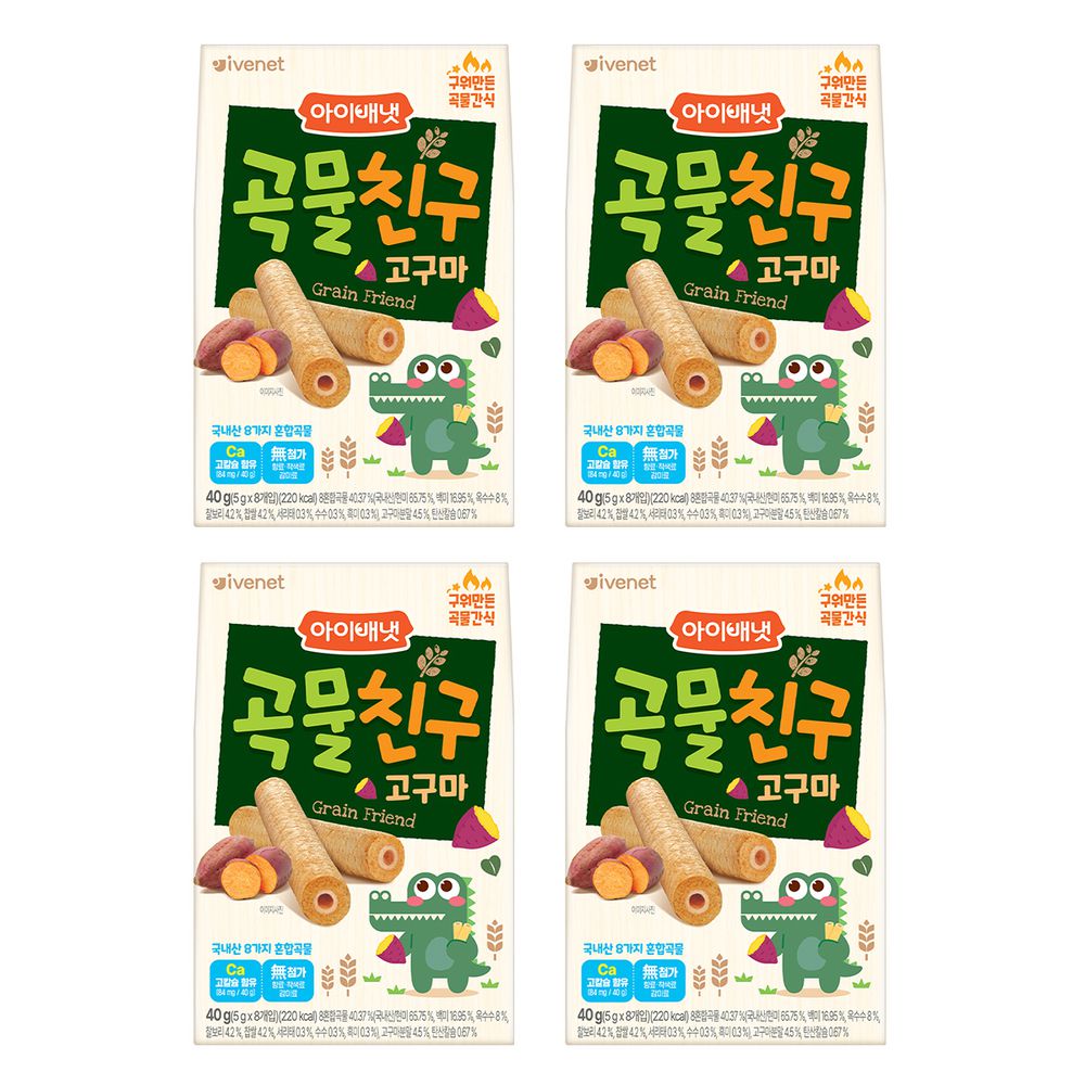 艾唯倪穀物棒棒(番薯風味)_4包組