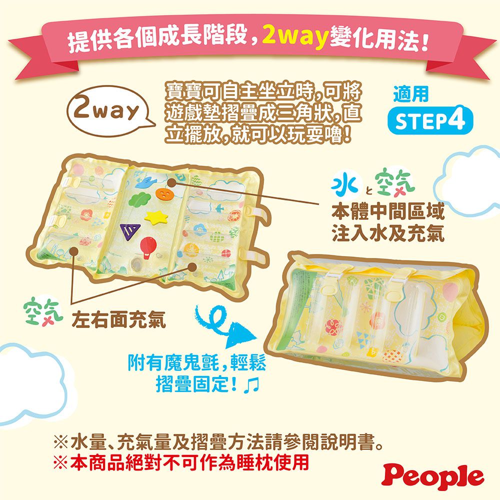 日本 People - 水與空氣的4STEP遊戲墊
