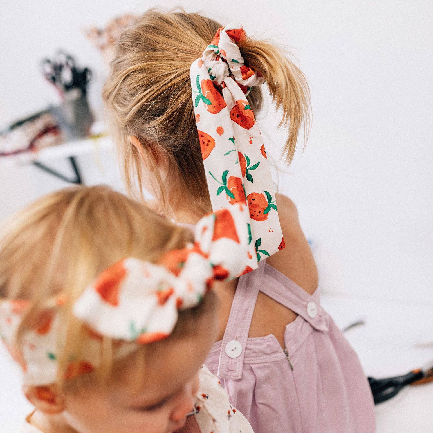 波蘭UL&KA - SCT-31 波蘭手工長尾髮圈-ROSALIE