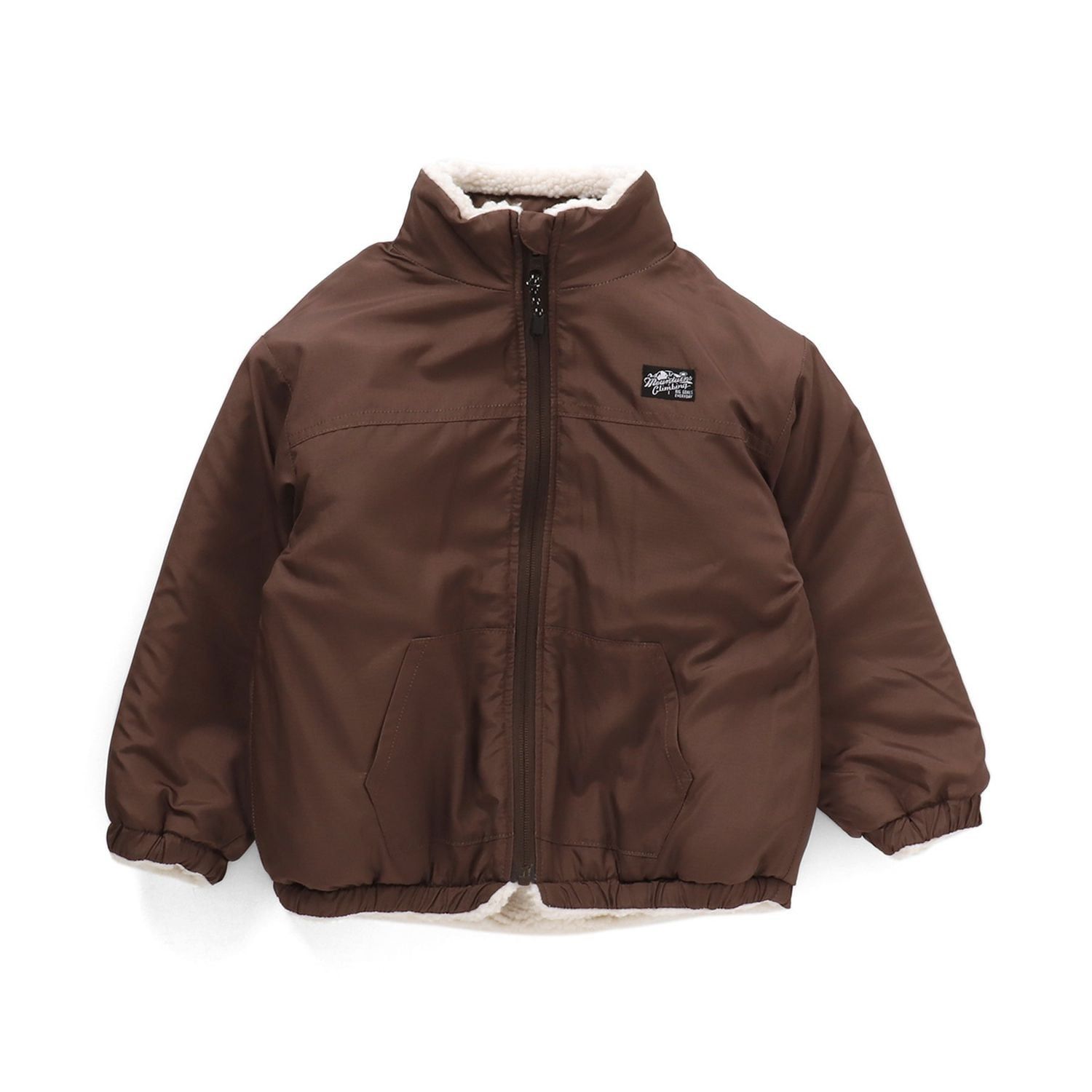 日本千趣會 - 泰迪熊短絨防風保暖外套-米杏