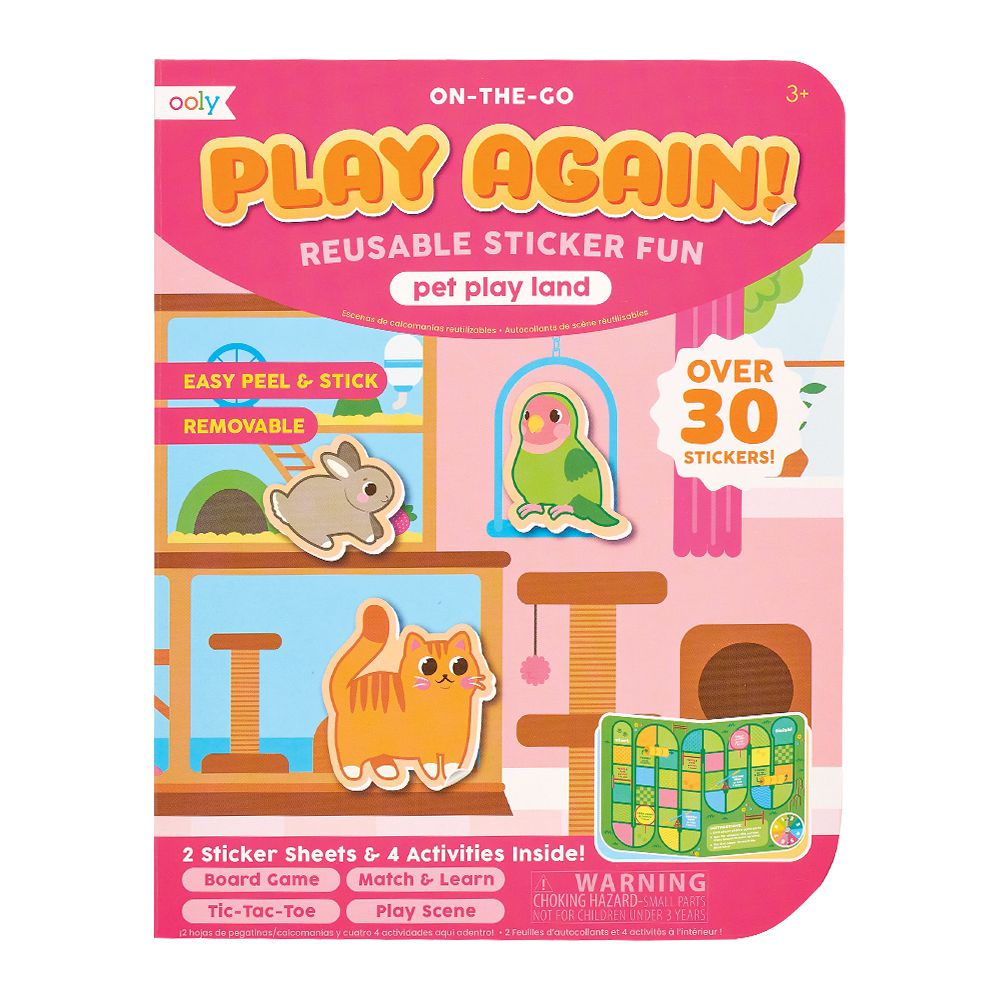 【幼兒益智遊戲】隨行遊戲貼紙書 (寵物世界)