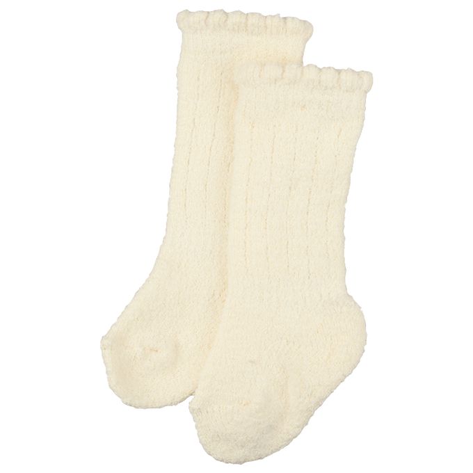 akachan honpo - 長筒襪-蓬鬆材質-象牙白色 (7~9cm)