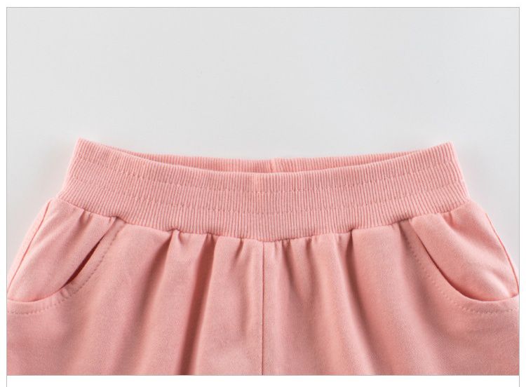 純棉兒童短褲-LOVE熊熊-灰色