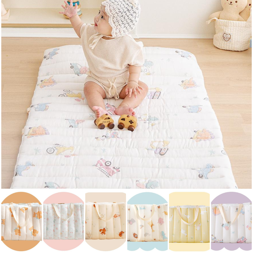 極致柔軟天絲莫代爾雙面涼感4cm厚墊睡袋組-恐龍車車