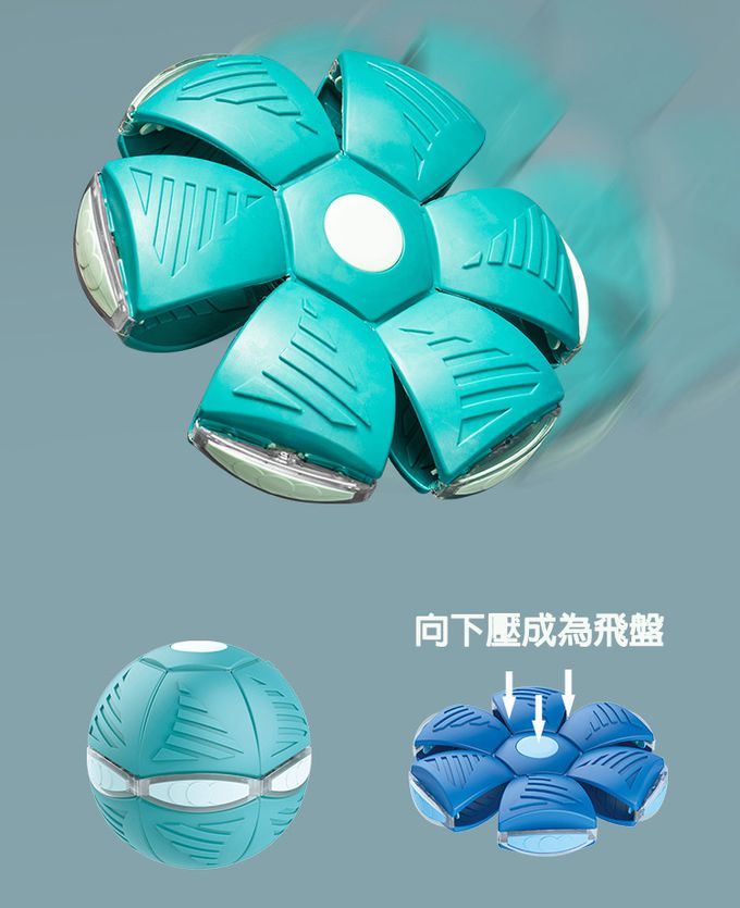 嘻嘻哈哈 - 新款飛盤球-藍