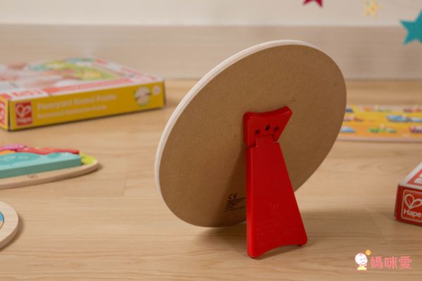 Hape - 快樂時鐘立體木拼圖-(新版)