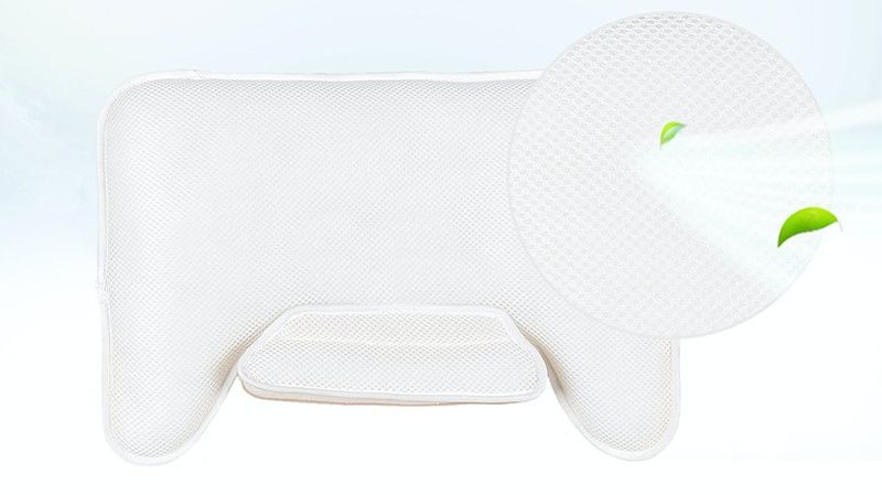 韓國 INUO - 3段可調式水洗枕-洞洞表面-太陽花 (45X33X5cm)-2歲以上適用