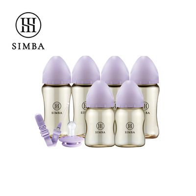 Simba 小獅王辛巴 - 咬咬喝喝進階組！新生起手包-日常型-紫芙