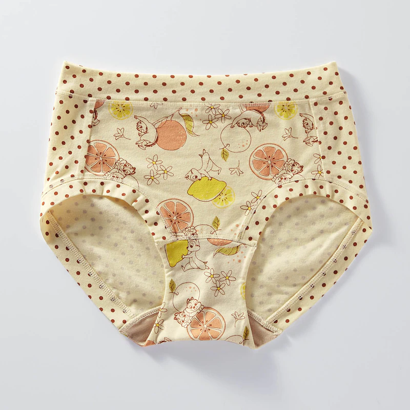 日本千趣會 - 迪士尼印花棉質內褲(媽媽)-小熊維尼-薄荷