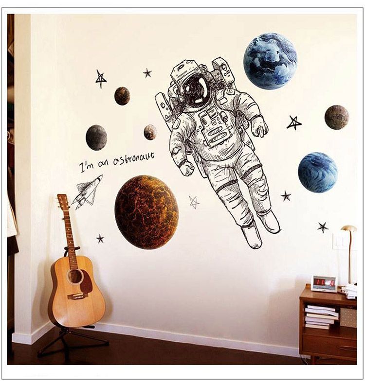 JB Design - 時尚壁貼-太空探索XL8335 (60cm*90cm)