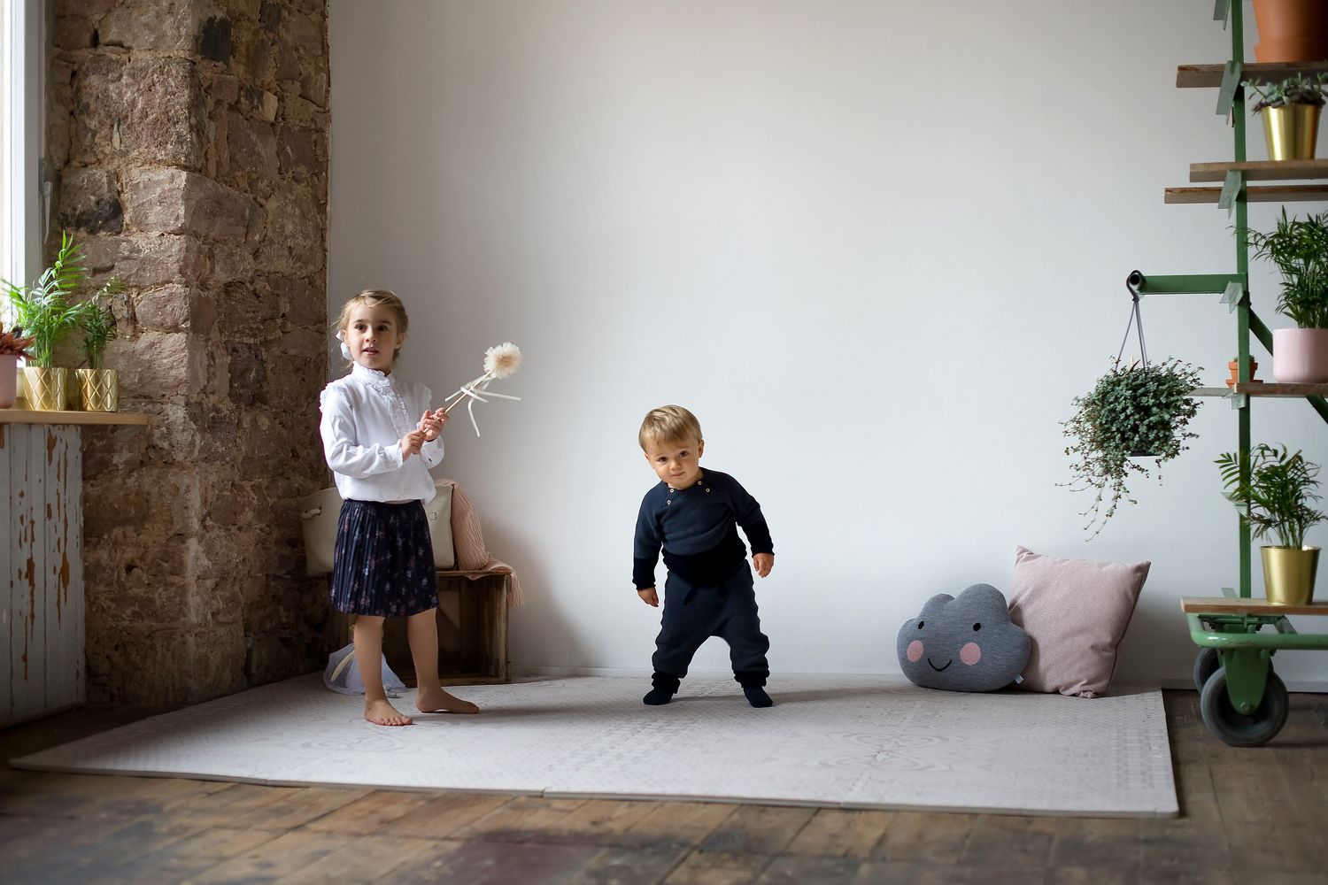 德國 toddlekind - 波斯風系列遊戲地墊-流砂棕-一組6片