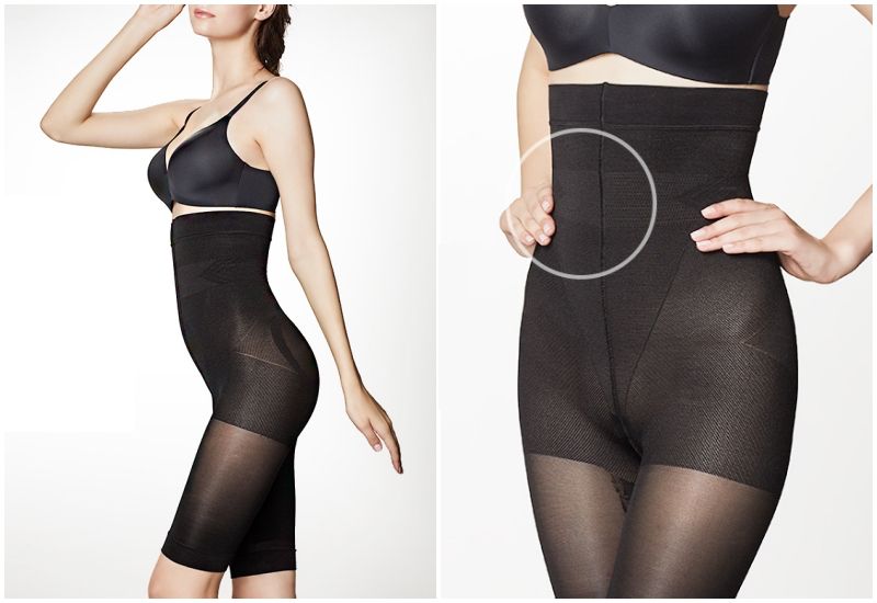 日本服飾代購 - 日本製 輕薄透氣穩定骨盤提臀塑身褲-中壓 超高腰款-杏膚色