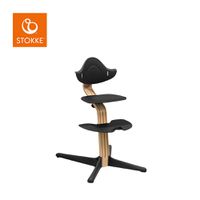 Stokke - nomi 多階段成長椅-橡木款-黑色