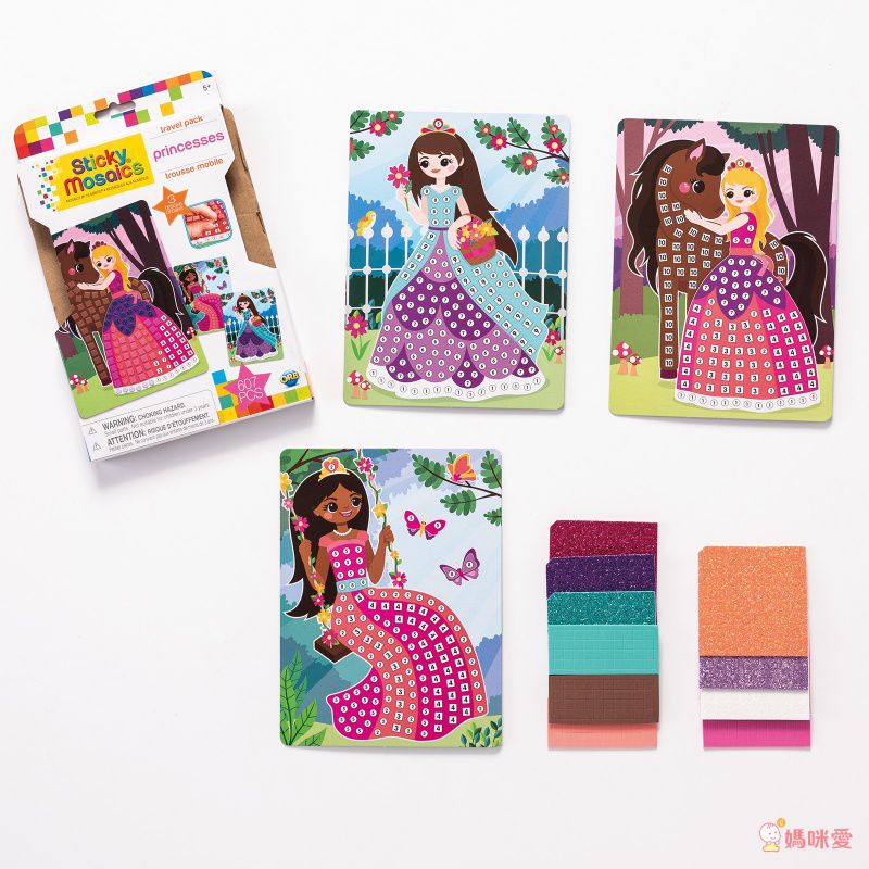 加拿大 Sticky Mosaics - 馬賽克拼貼旅遊包-家有小狗-607 pcs