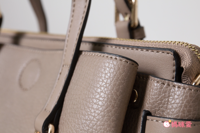 日本 FIRANO - [明星著用款]多夾層2WAY托特包+側背包2件組-焦糖 (34x28x14cm)