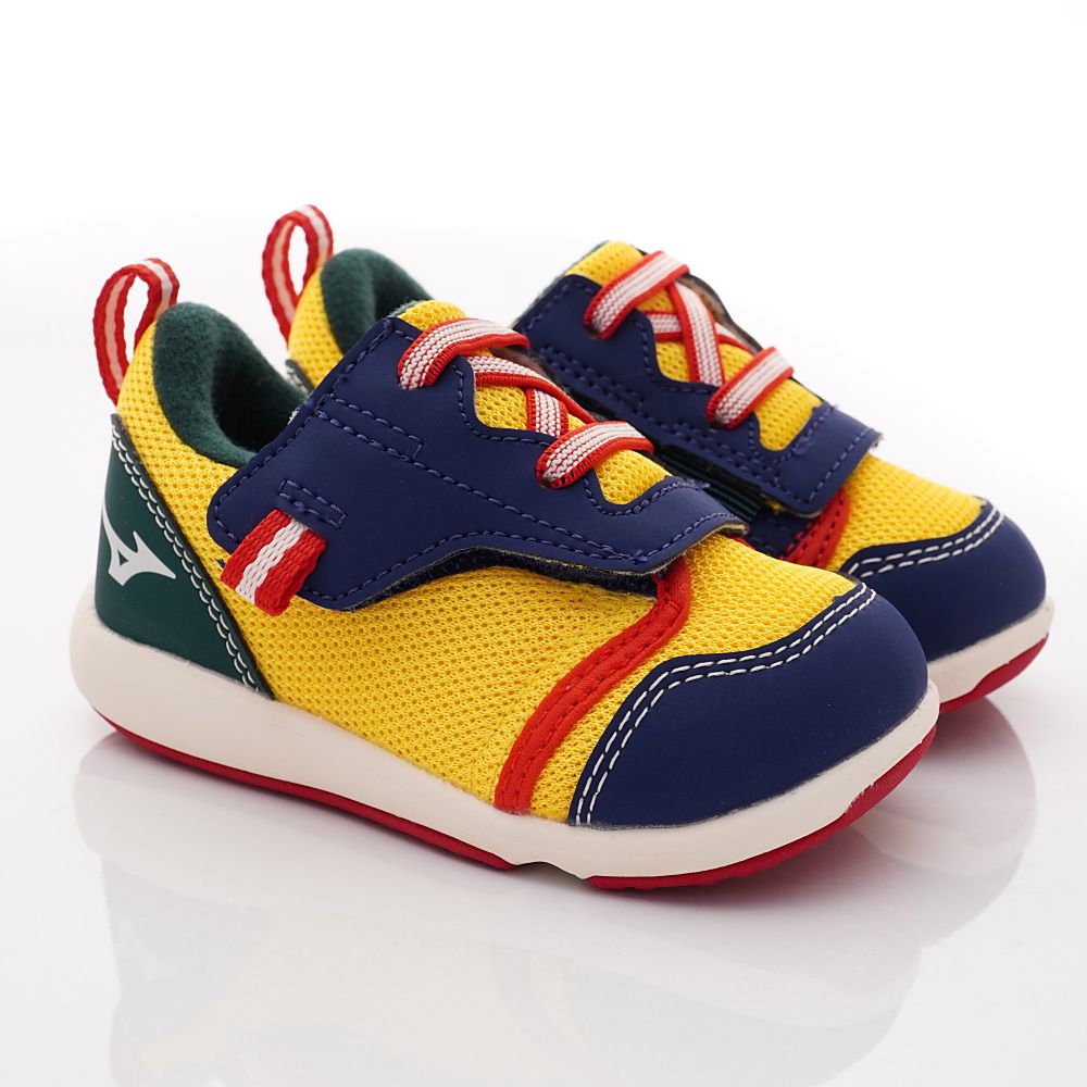 MIZUNO 美津濃 - 運動休閒/慢跑/運動 童鞋款(小童段)-休閒鞋-黃藍紅