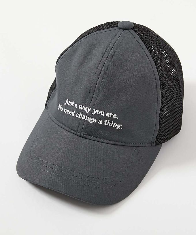 日本 devirock - 透氣網眼休閒卡車帽(可親子裝)-小花-紫羅蘭