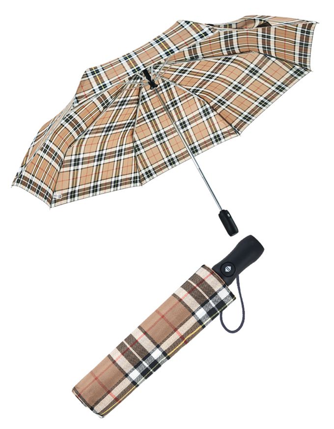 Rainstory - 抗UV雙人自動傘-經典格紋-480g